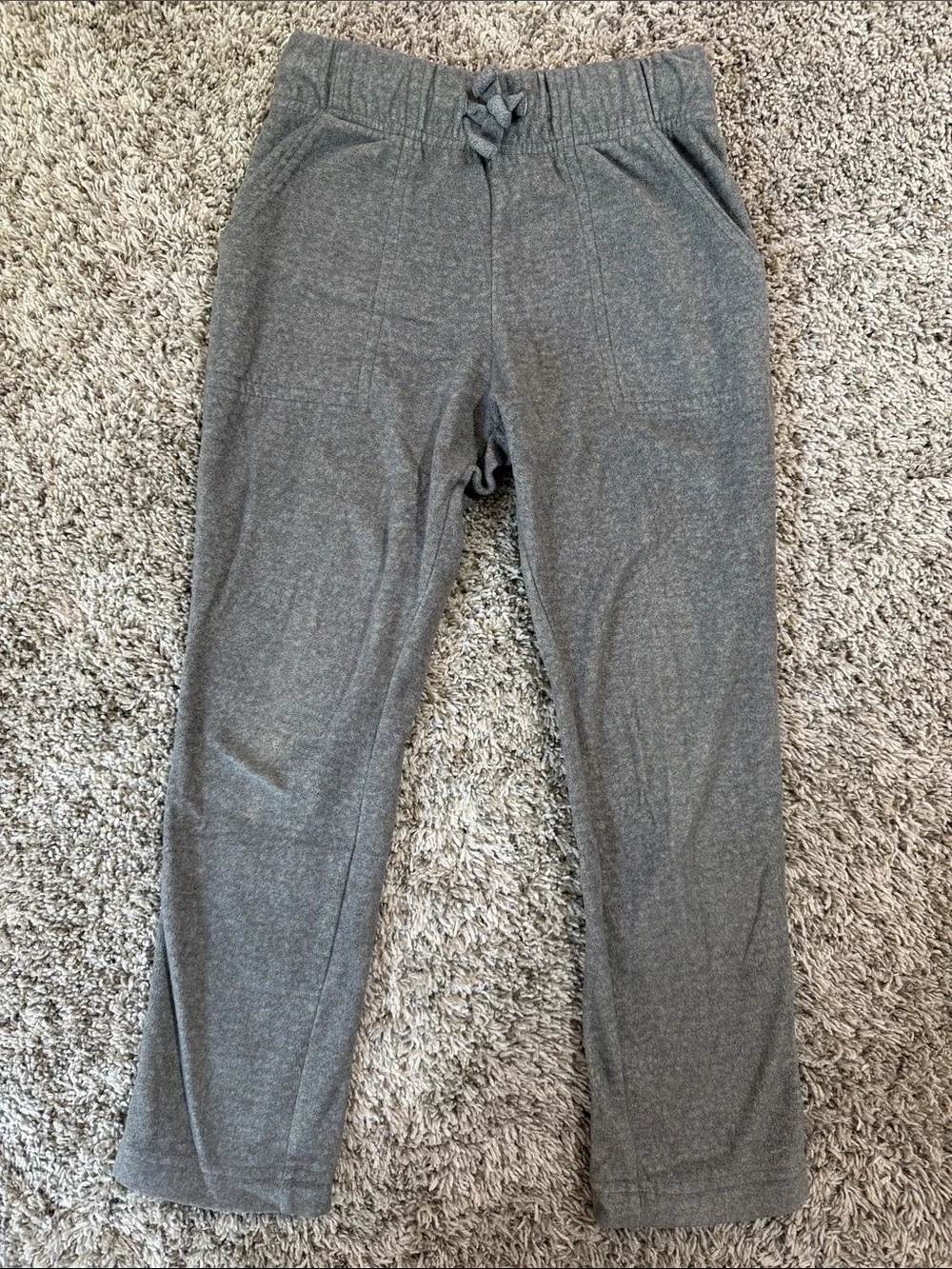 OshKosh B'gosh Light Gray Kids Jogger Pants with pockets -Size 6